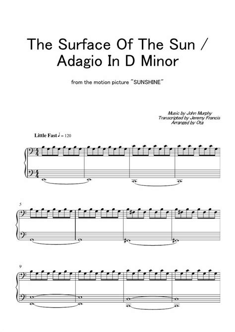 sunshine daguio|Sunshine (Adagio in D Minor) .